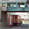 A NorthStar Moving truck arriving with the donations
