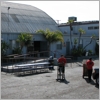 The Santa Monica Airport hanger where the 15th Annual Uncork a Wish was held