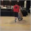 Inside the event hanger