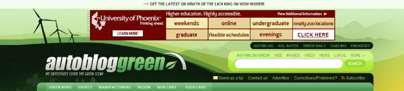 auto blog green top