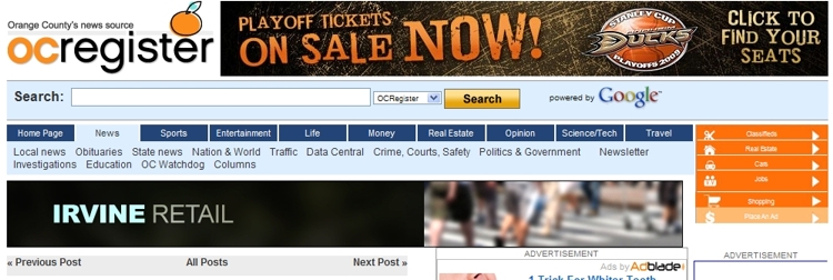 Orange County Register - Moving company says customers like Irvine best 