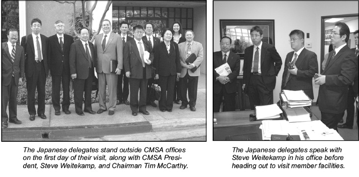 The Japanese delegates visit NorthStar Moving