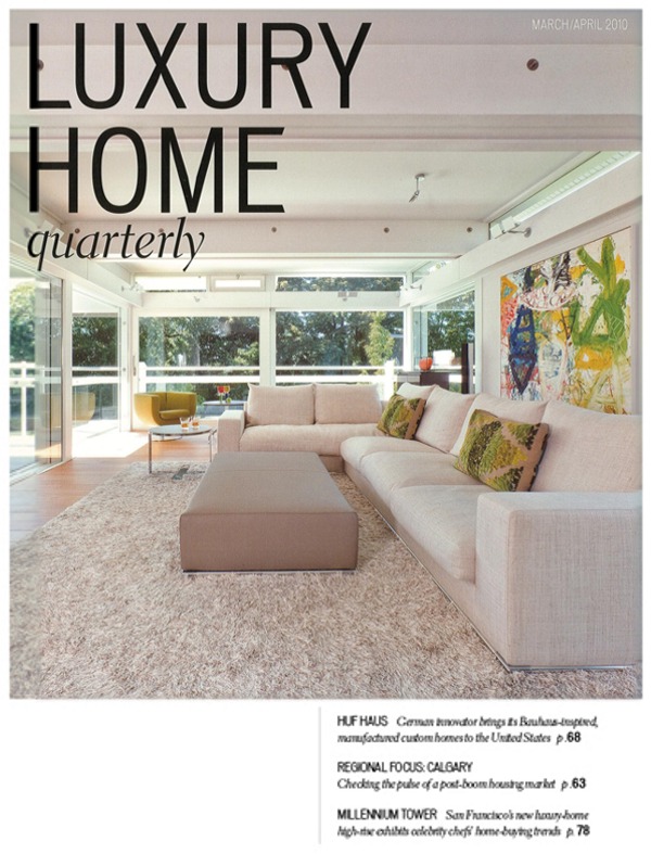 Luxury Home Quarterly - March/April 2010 cover