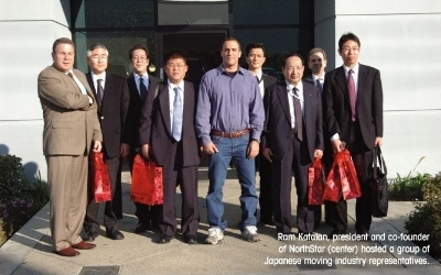 jAPANESE trucking and Moving representatives