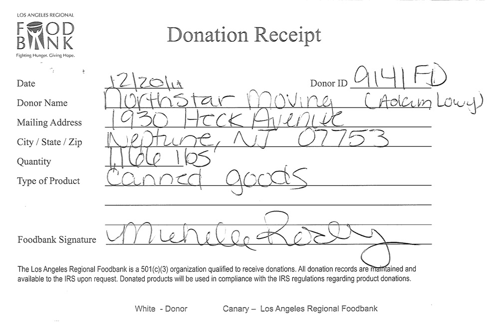 Food Donation Receipt Template food drive 2011 Food Donation Receipt Template food drive 2011