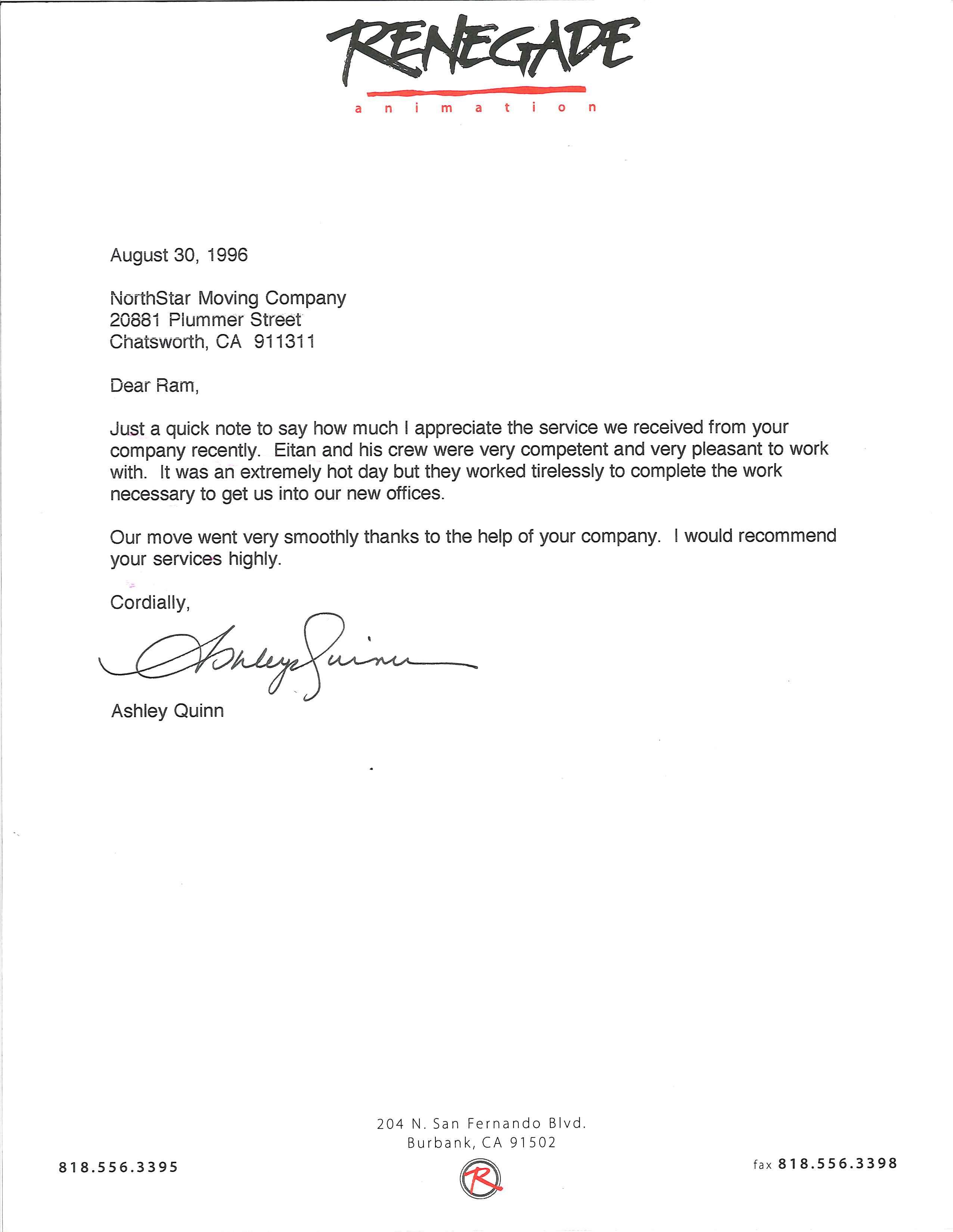 office relocation letter