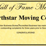 Our Hall of Fame Certificate from the BBB for 2011!