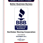 Our 2011 BBB Certificate of membership!