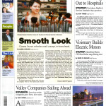 Cover of the San Fernando Valley Business Journal Issue featuring the article about the Women In Business Award.