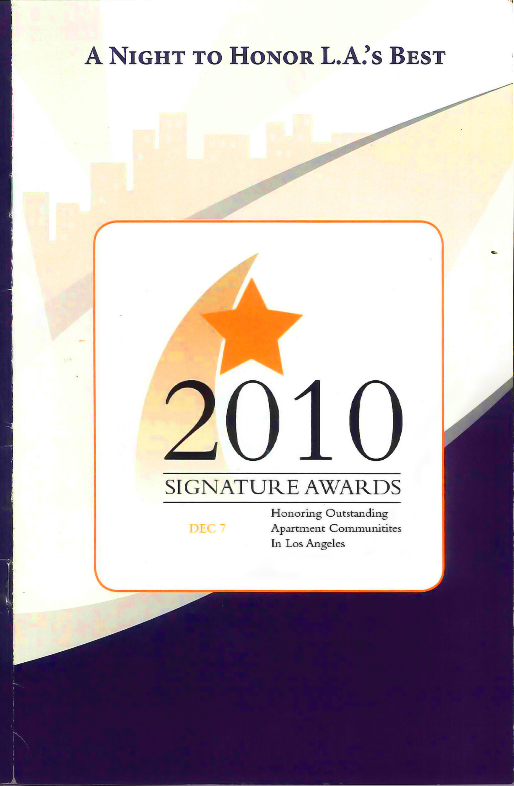 CAALA Signature Awards Best Green Practices