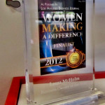 The Women Making a Difference award in our office!