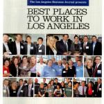 Cover for the Best Places to Work article in the Los Angeles Business Journal