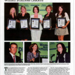 A page from the article about the award in the Los Angeles Business Journal