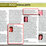 List of the finalist in the Los Angeles Business Journal