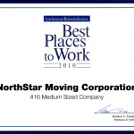 The Award for The Best Places To Work from the Los Angeles Business Journal.