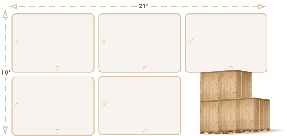 Five Units of storage