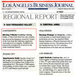Coverage of the award in The Los Angeles Business Journal!