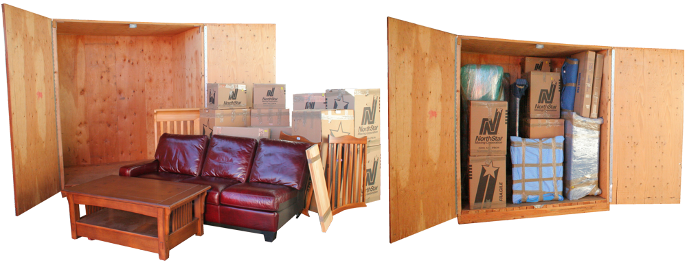 Inside one storage vault