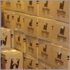 boxes ready to be sent overseas.