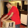 Setting up the boxes.